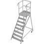 STABILO PodestLeiter fahrbar, einseitig begehbar, 8 Stufen inklusive Plattform