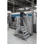 Stabilo Podestleiter fahrbar, beidseitig begehbar, 2 x 5 Stufen inklusive Plattform
