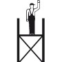 ProTec System XS, Faltgerüst Alu Standhöhe 0,90 m