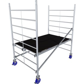 ProTec System XXL Fahrgerüst Breitaufbau Alu Standhöhe 0,90 m ProTec System XXL Fahrgerüst Breitaufbau Alu Standhöhe 0,90 m