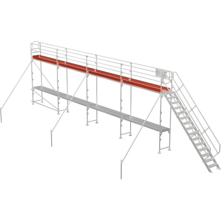Eisfrei-Gerüst mit einer Länge von 12,00 m