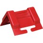 50x stk. Kantenschutzwinkel für Zurrgurte – für Bandbreite 50 mm mit Führungsschlitz – rot
