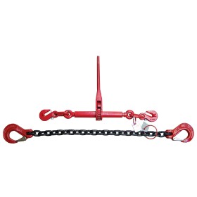 Zurrkette 6 mm – 2-teilig – LC 2200 daN – Güteklasse 8 – mit Ratschenlastspanner & Sicherungshaken Zurrkette 6 mm – 2-teilig – LC 2200 daN – Güteklasse 8 – mit Ratschenlastspanner & Sicherungshaken