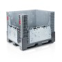 Klappbare Bigbox 120 x 100 x 97.5 cm 3 Kufen - 2x Beladeöffnung