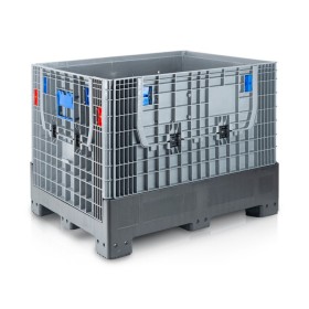 Klappbare Bigbox 120 x 100 x 97.5 cm 4 Füsse - 2x Beladeöffnung