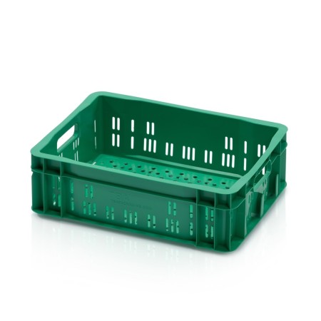 Obst- und Gemüsekiste Grün, Stapelbar