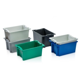 Stapelbehälter SN geschlossen Blau