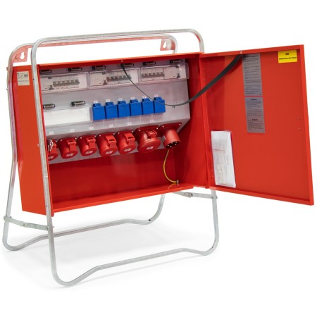 63A Stromverteilerkasten, Verteilerschrank mit Standfuss