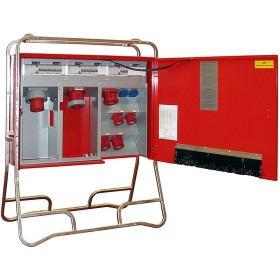 125A Stromverteilerkasten, Verteilerschrank mit Standfuss 125A Stromverteilerkasten, Verteilerschrank mit Standfuss