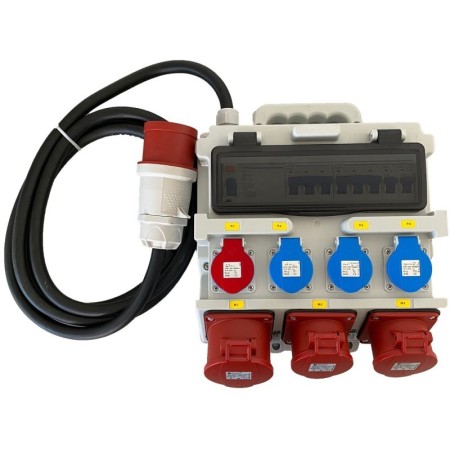 32A Stromverteiler, Baustromverteiler, Wandverteiler, CH (IP55)