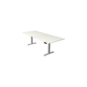 Sitz-Steh-Schreibtisch Move 4, elektrisch höhenverstellbar, 64-129cm (H), 250x100cm Sitz-Steh-Schreibtisch Move 4, elektrisch höhenverstellbar, 64-129cm (H), 250x100cm