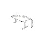 Sitz-Steh-Schreibtisch Move 4, elektrisch höhenverstellbar, 64-129cm (H), 200x100cm