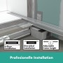 hansgrohe uBox universal Komplettset 60 cm, flache Installation für Duschrinnen Fertigsets