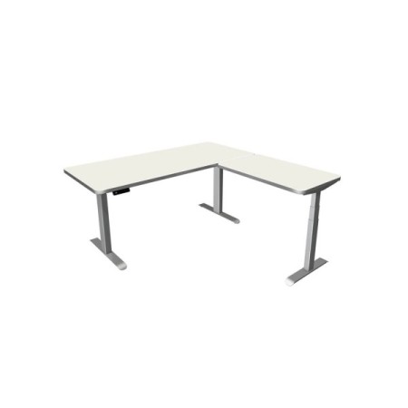 Sitz-Steh Eck-Schreibtisch Move 3 Premium, elektrisch höhenverstellbar, 72-121cm (H), 180x180cm