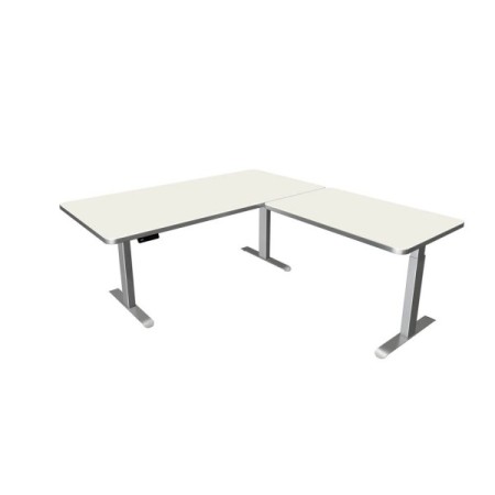 Sitz-Steh Eck-Schreibtisch Move 3 Premium, elektrisch höhenverstellbar, 72-121cm (H), 200x220cm