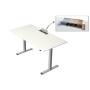 Schreibtisch Move Base plus, elektrisch höhenverstellbar, 73-123cm (H), 160x80cm