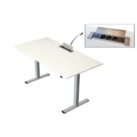 Schreibtisch Move Base plus, elektrisch höhenverstellbar, 73-123cm (H), 160x80cm