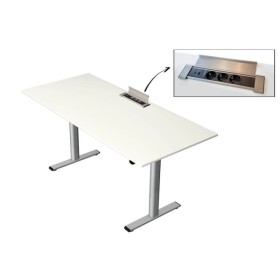 Schreibtisch Move Base plus, elektrisch höhenverstellbar, 73-123cm (H), 180x80cm