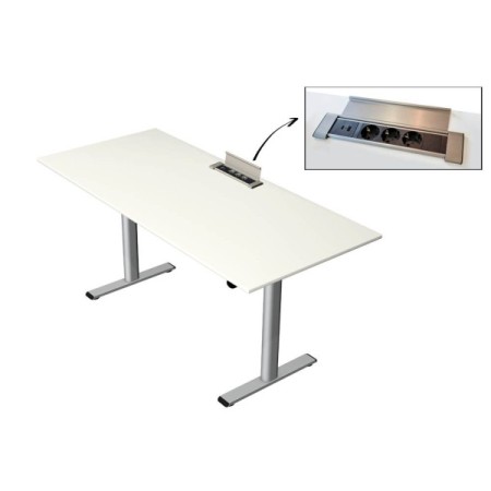 Schreibtisch Move Base plus, elektrisch höhenverstellbar, 73-123cm (H), 180x80cm