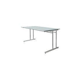 Schreibtisch, manuell höhenverstellbar, 68-82cm (H), 160x80cm Schreibtisch, manuell höhenverstellbar, 68-82cm (H), 160x80cm
