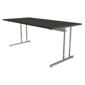 Schreibtisch, manuell höhenverstellbar, 68-82cm (H), 180x80cm Schreibtisch, manuell höhenverstellbar, 68-82cm (H), 180x80cm