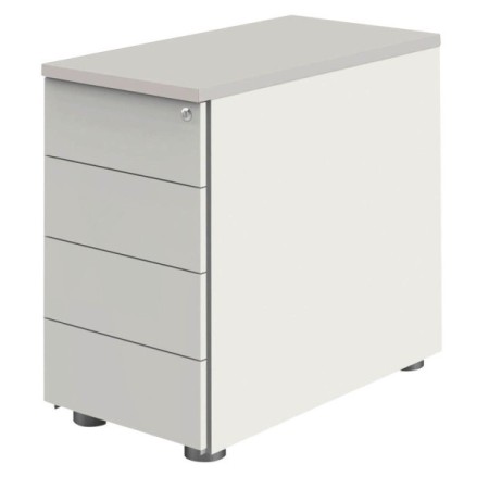 Move Standcontainer weiss, lichtgrau 4 Auszüge