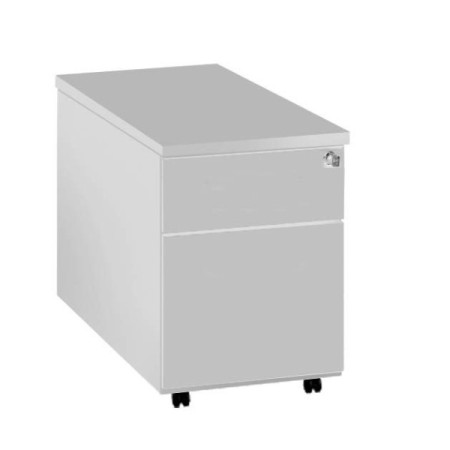 Rollcontainer lichtgrau 2 Auszüge