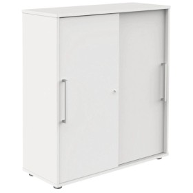 Schiebetürenschrank weiss/weiss 2 Fachböden Schiebetürenschrank weiss/weiss 2 Fachböden