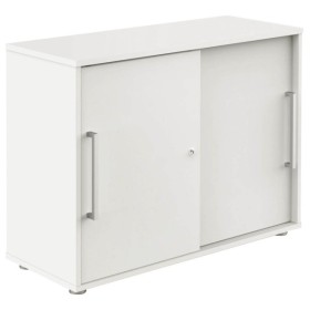 Schiebetürenschrank weiss/weiss 1 Fachboden Schiebetürenschrank weiss/weiss 1 Fachboden