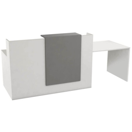 SYDNEY Empfangstheke weiss/grau