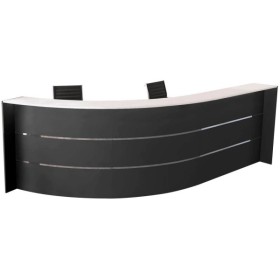 Empfangstheke BARI grau/weiss