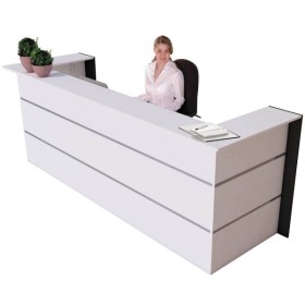 Empfangstheke BARI weiss