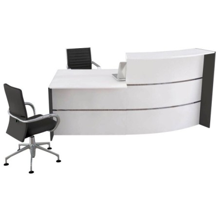 Empfangstheke BARI weiss