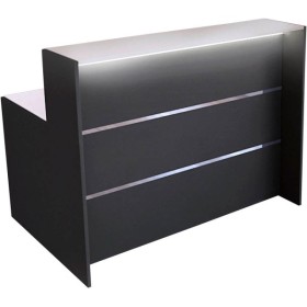 Empfangstheke BARI grau/weiss