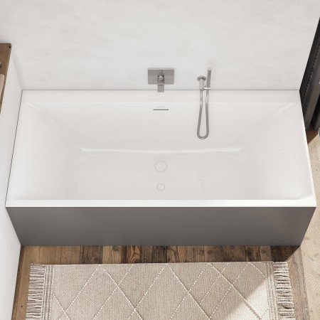 Villeroy & Boch Subway 3.0 Duo Badewanne 180 x 80 cm, mit SilentFlow