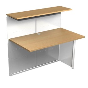 Anbautheke Genua 3992 buche rechteckig 116x70 cm (BxT)