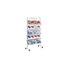 Prospektregal Artline silber 20 Fächer DIN A4 Prospektregal Artline silber 20 Fächer DIN A4