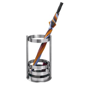 Schirmständer Tim 6264, Edelstahl, eckig, silber