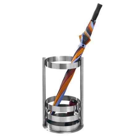 Schirmständer Tim 6264, Edelstahl, eckig, silber