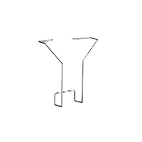 Prospektfach f.Wandhalt.Fokus silber A5