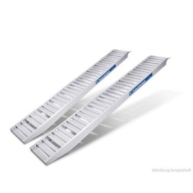 Verladerampe paar Allround-Schiene BO Länge 4060mm - Tragkraft 4600kg Verladerampe paar Allround-Schiene BO Länge 4060 mm - Tragkraft (Paar) 4600 kg - Auffahrhöhe 960/ 1130 mm