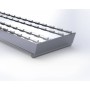 Verladerampe paar Schwerlast-Schiene XOM 455mm breit (Endkopf mit Wulst) Länge 2000mm - Tragkraft 20000kg