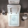 hansgrohe EluPura Original Q Wand WC Set 540 AquaChannel Flush, HygieneEffect mit WC-Sitz mit SoftClose und QuickRelease