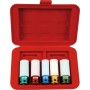 PROJAHN Schlag-Steckschlüssel-Set für Leichtmetallfelgen metrisch 12,5 / 1/2" 5-tlg.