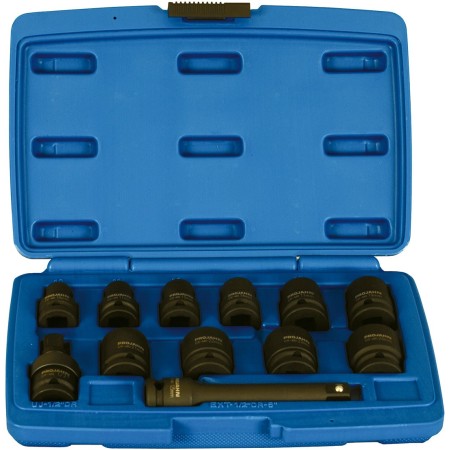PROJAHN Schlag-Steckschlüssel-Set metrisch 12,5 / 1/2" 12-tlg.