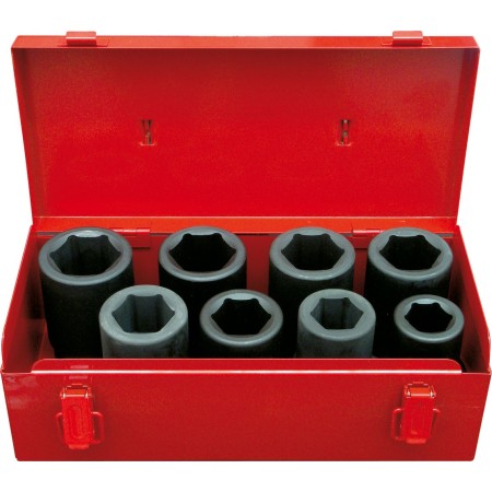 PROJAHN Schlag-Steckschlüssel-Set metrisch 25 / 1" 8-tlg.