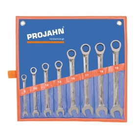 PROJAHN GearTech Ratschenschlüssel-Satz Klassik ohne Umschaltknopf 8-tlg. metrisch