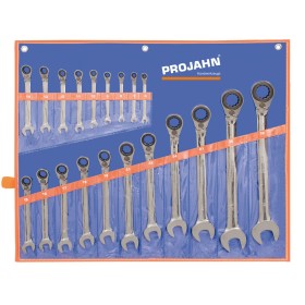 PROJAHN GearTech Ratschenschlüssel-Satz umschaltbar 20-tlg. metrisch