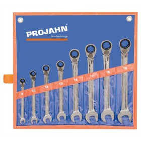 PROJAHN GearTech Ratschenschlüssel-Satz umschaltbar 8-tlg. metrisch