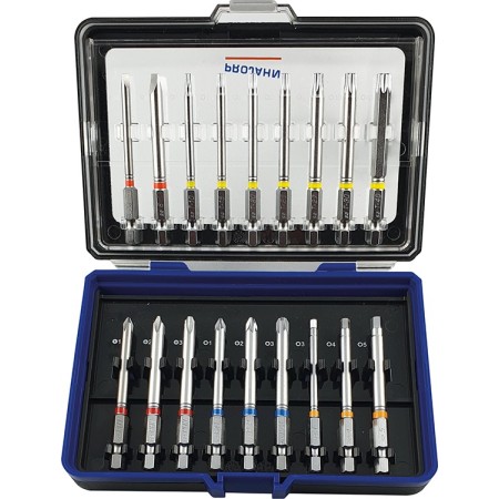 PROJAHN COLOR Bit-Box XL 6,3 / 1/4" 75 mm 18-tlg.